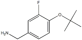 [4-(tert-butoxy)-3-fluorophenyl]methanamine Struktur