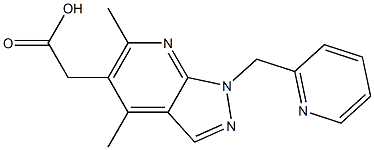 [4,6-dimethyl-1-(pyridin-2-ylmethyl)-1H-pyrazolo[3,4-b]pyridin-5-yl]acetic acid