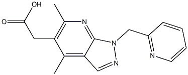 [4,6-dimethyl-1-(pyridin-2-ylmethyl)-1H-pyrazolo[3,4-b]pyridin-5-yl]acetic acid|