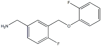 [4-fluoro-3-(2-fluorophenoxymethyl)phenyl]methanamine