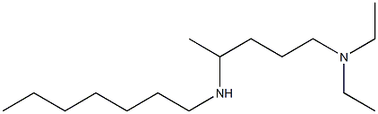 [5-(diethylamino)pentan-2-yl](heptyl)amine Structure