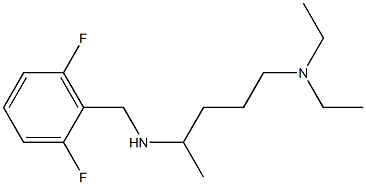 [5-(diethylamino)pentan-2-yl][(2,6-difluorophenyl)methyl]amine