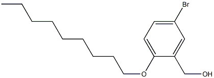 [5-bromo-2-(nonyloxy)phenyl]methanol,,结构式