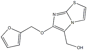 [6-(2-furylmethoxy)imidazo[2,1-b][1,3]thiazol-5-yl]methanol 化学構造式