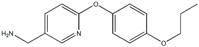 [6-(4-propoxyphenoxy)pyridin-3-yl]methanamine Structure