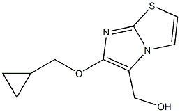 [6-(cyclopropylmethoxy)imidazo[2,1-b][1,3]thiazol-5-yl]methanol Structure