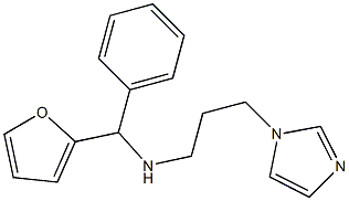 [furan-2-yl(phenyl)methyl][3-(1H-imidazol-1-yl)propyl]amine|