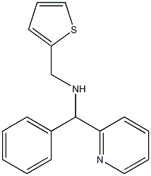 [phenyl(pyridin-2-yl)methyl](thiophen-2-ylmethyl)amine Structure