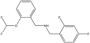  {[2-(difluoromethoxy)phenyl]methyl}[(2,4-difluorophenyl)methyl]amine