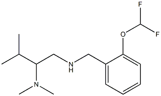 {[2-(difluoromethoxy)phenyl]methyl}[2-(dimethylamino)-3-methylbutyl]amine