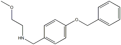  {[4-(benzyloxy)phenyl]methyl}(2-methoxyethyl)amine