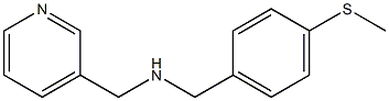 {[4-(methylsulfanyl)phenyl]methyl}(pyridin-3-ylmethyl)amine|