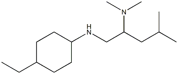 {1-[(4-ethylcyclohexyl)amino]-4-methylpentan-2-yl}dimethylamine Structure