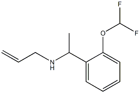 {1-[2-(difluoromethoxy)phenyl]ethyl}(prop-2-en-1-yl)amine