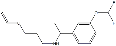 {1-[3-(difluoromethoxy)phenyl]ethyl}[3-(ethenyloxy)propyl]amine