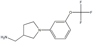 {1-[3-(trifluoromethoxy)phenyl]pyrrolidin-3-yl}methylamine