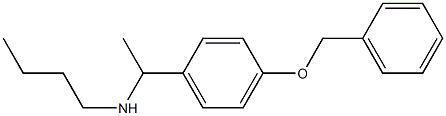 {1-[4-(benzyloxy)phenyl]ethyl}(butyl)amine