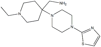 {1-ethyl-4-[4-(1,3-thiazol-2-yl)piperazin-1-yl]piperidin-4-yl}methanamine