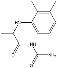 {2-[(2,3-dimethylphenyl)amino]propanoyl}urea Structure