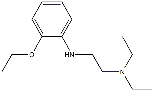 {2-[(2-ethoxyphenyl)amino]ethyl}diethylamine Struktur