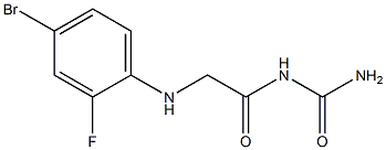 {2-[(4-bromo-2-fluorophenyl)amino]acetyl}urea