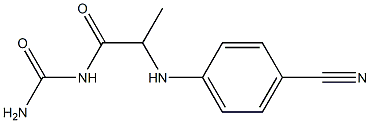 {2-[(4-cyanophenyl)amino]propanoyl}urea