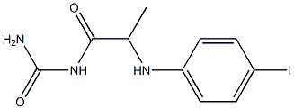 {2-[(4-iodophenyl)amino]propanoyl}urea