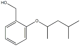 {2-[(4-methylpentan-2-yl)oxy]phenyl}methanol 结构式