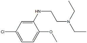 {2-[(5-chloro-2-methoxyphenyl)amino]ethyl}diethylamine