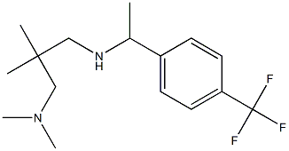 {2-[(dimethylamino)methyl]-2-methylpropyl}({1-[4-(trifluoromethyl)phenyl]ethyl})amine|