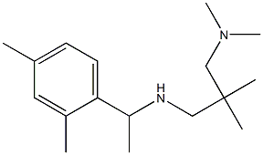 {2-[(dimethylamino)methyl]-2-methylpropyl}[1-(2,4-dimethylphenyl)ethyl]amine Structure