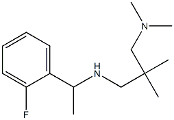  {2-[(dimethylamino)methyl]-2-methylpropyl}[1-(2-fluorophenyl)ethyl]amine