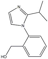 {2-[2-(propan-2-yl)-1H-imidazol-1-yl]phenyl}methanol Structure