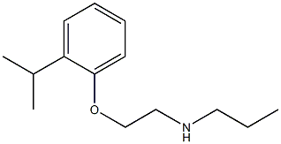{2-[2-(propan-2-yl)phenoxy]ethyl}(propyl)amine
