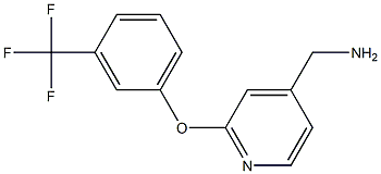 {2-[3-(trifluoromethyl)phenoxy]pyridin-4-yl}methanamine