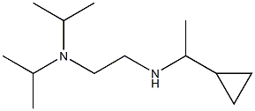 {2-[bis(propan-2-yl)amino]ethyl}(1-cyclopropylethyl)amine Structure