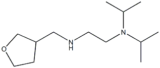 {2-[bis(propan-2-yl)amino]ethyl}(oxolan-3-ylmethyl)amine 结构式