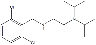 {2-[bis(propan-2-yl)amino]ethyl}[(2,6-dichlorophenyl)methyl]amine Structure