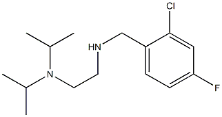 {2-[bis(propan-2-yl)amino]ethyl}[(2-chloro-4-fluorophenyl)methyl]amine Structure