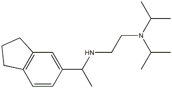 {2-[bis(propan-2-yl)amino]ethyl}[1-(2,3-dihydro-1H-inden-5-yl)ethyl]amine Structure