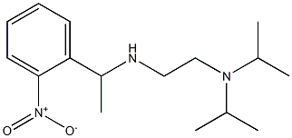 {2-[bis(propan-2-yl)amino]ethyl}[1-(2-nitrophenyl)ethyl]amine Structure