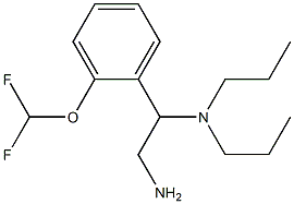 {2-amino-1-[2-(difluoromethoxy)phenyl]ethyl}dipropylamine