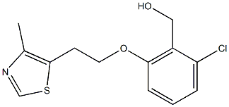 {2-chloro-6-[2-(4-methyl-1,3-thiazol-5-yl)ethoxy]phenyl}methanol