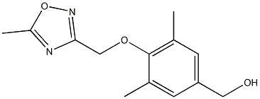 {3,5-dimethyl-4-[(5-methyl-1,2,4-oxadiazol-3-yl)methoxy]phenyl}methanol Structure