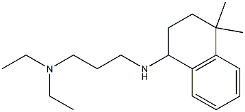 {3-[(4,4-dimethyl-1,2,3,4-tetrahydronaphthalen-1-yl)amino]propyl}diethylamine|