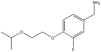 {3-fluoro-4-[2-(propan-2-yloxy)ethoxy]phenyl}methanamine