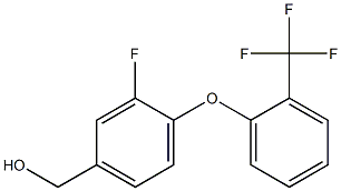 {3-fluoro-4-[2-(trifluoromethyl)phenoxy]phenyl}methanol