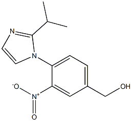 {3-nitro-4-[2-(propan-2-yl)-1H-imidazol-1-yl]phenyl}methanol