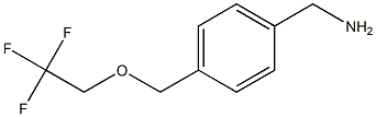 {4-[(2,2,2-trifluoroethoxy)methyl]phenyl}methanamine,923233-09-4,结构式