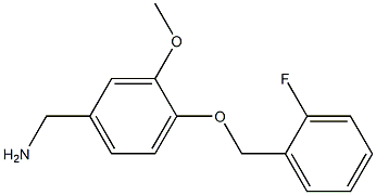 {4-[(2-fluorophenyl)methoxy]-3-methoxyphenyl}methanamine